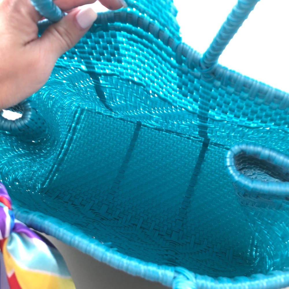 Moving sale! 🛍️ New PVC Weaved Tote - Picture 3 of 6